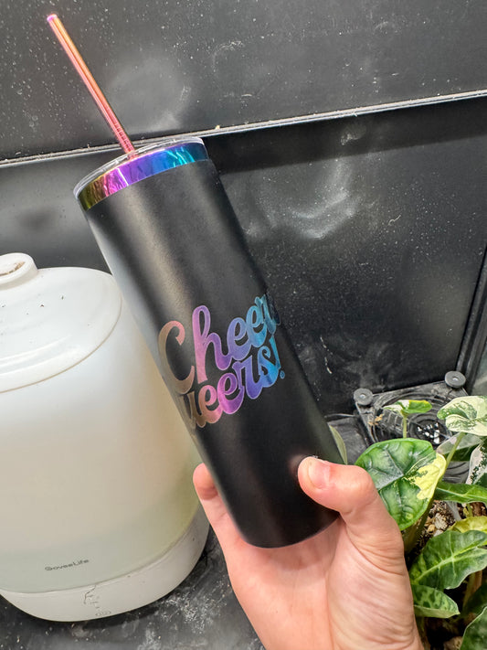 Cheers Queers Rainbow/Black