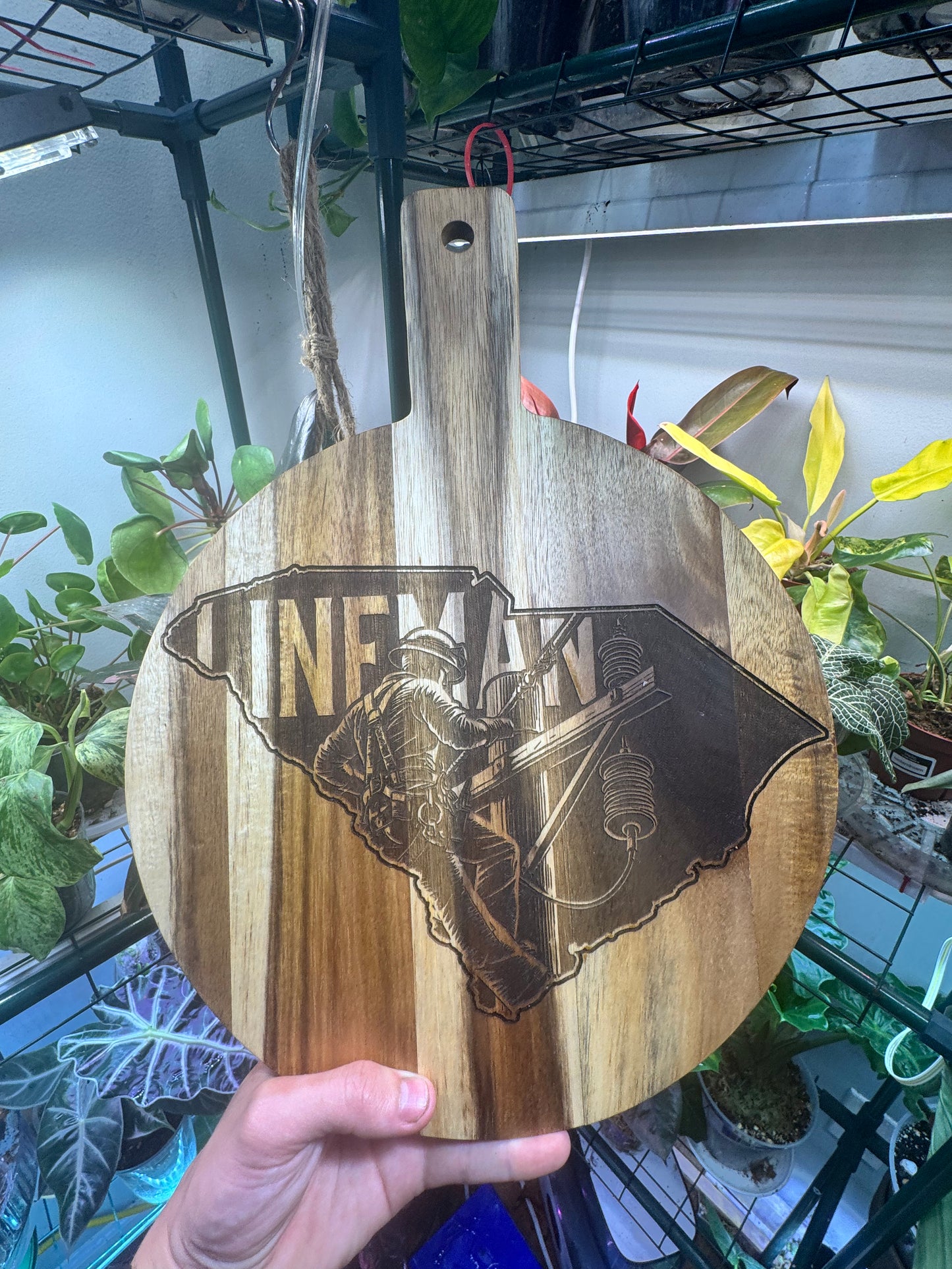 Lineman SC Cutting Board